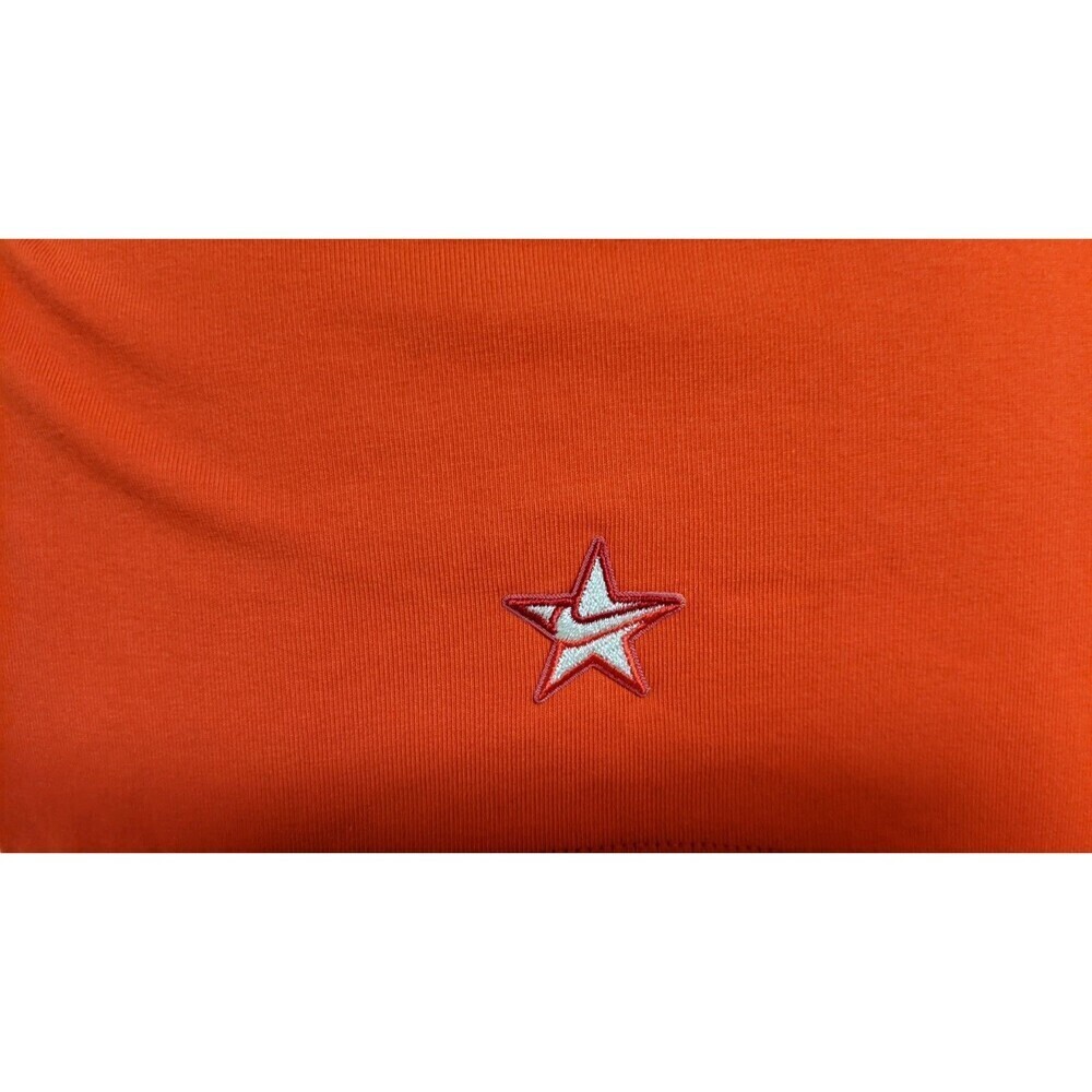 NWOT Women's NIKE Orange Backless Sleeveless 1/4 Zip Ribbed Neck Top SM - Picture 4 of 11